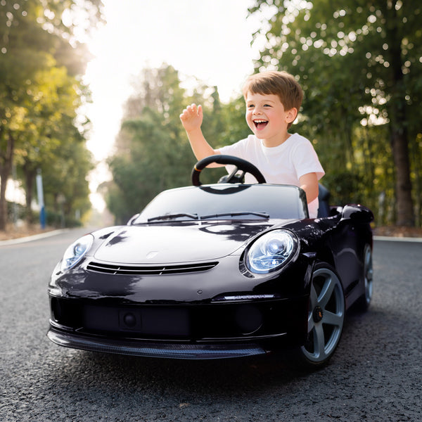 Kinderauto elektrisch RUF GT ferngesteuert 3-5 Jahre schwarz