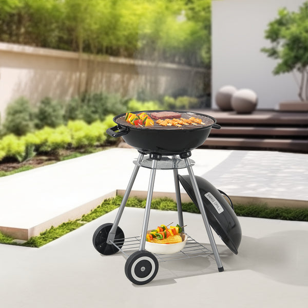 Barbecue rond El Paso 80x49x47cm noir