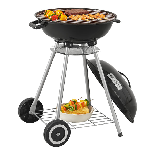 Barbecue rond El Paso 80x49x47cm noir