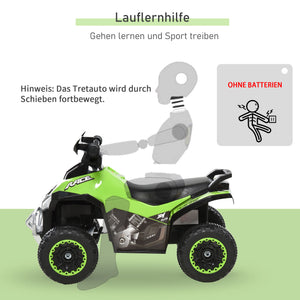 Rutschauto Kinderfahrzeug für Kinder ab 18 Monaten grün