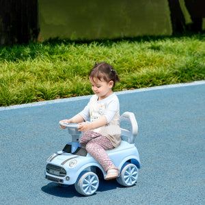Rutschauto Kinderfahrzeug Kippschutz 53x52x35cm Hellblau