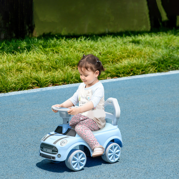Rutschauto Kinderfahrzeug Kippschutz 53x52x35cm Hellblau