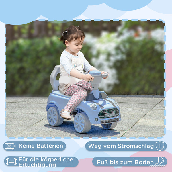 Rutschauto Kinderfahrzeug Kippschutz 53x52x35cm Hellblau
