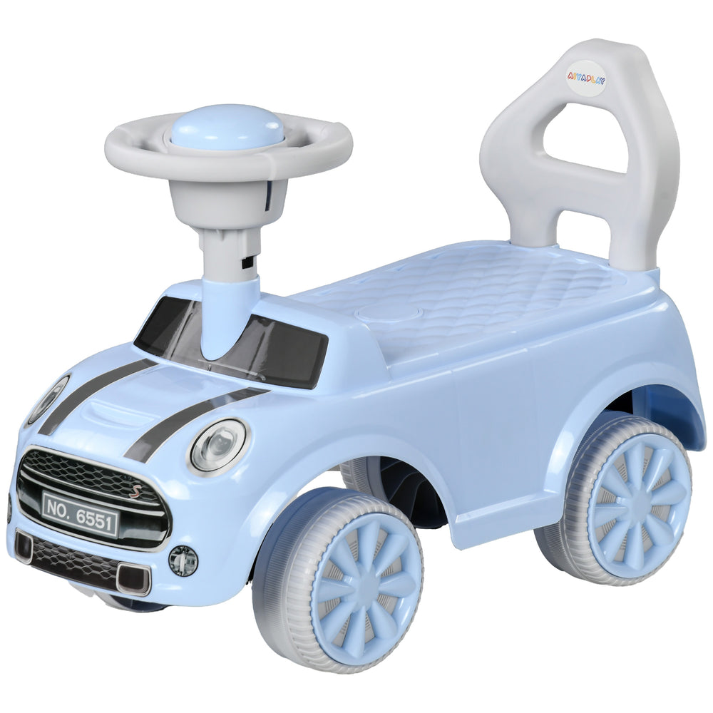 Rutschauto Kinderfahrzeug Kippschutz 53x52x35cm Hellblau