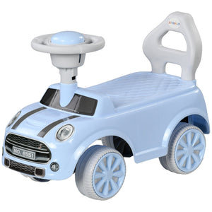 Rutschauto Kinderfahrzeug Kippschutz 53x52x35cm Hellblau
