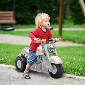 Rutschauto Kinderfahrzeug mit Musik Blasenfunktion 2-5 Jahre Cremeweiss