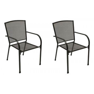 Garnitur Sitzgruppe CLASSIC 7-teilig, Streckmetall anthrazit (Tisch 90x150cm)