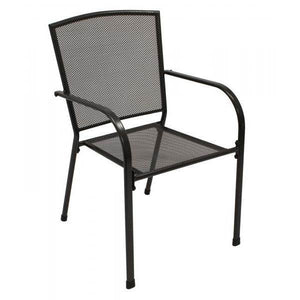 Garnitur Sitzgruppe CLASSIC 7-teilig, Streckmetall anthrazit (Tisch 90x150cm)