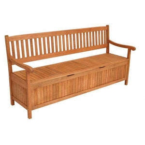 Truhenbank MONTEGO XXL 4-sitzer, Eukalyptus geölt