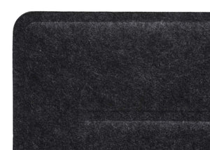 Schallschutz Tischtrennwand schwarz 100x30cm Büro-Pinnwand
