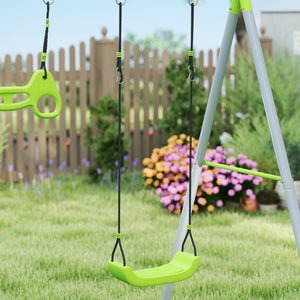 Schaukelset 3-in-1 mit Spielzelt und Turnringen für Kinder