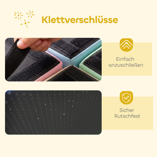 Schaumstoff Bausteine Softbausteine Tisch für Kinder Klettern bunt