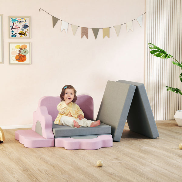 Schaumstoff Spielset für Kinder zum Klettern Indoor 12-teilig
