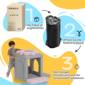 Schaumstoff Spielset für Kinder zum Klettern Indoor 12-teilig