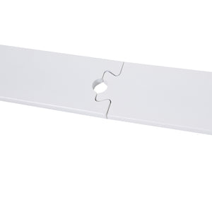Gleitschienen-Bausatz Schiebetür Laufschiene Bausatz leise 183cm weiss