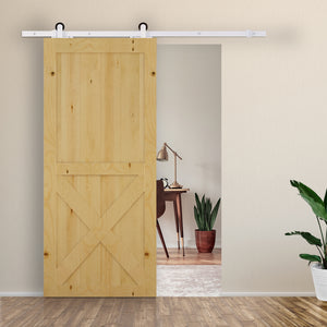 Gleitschienen-Bausatz Schiebetür Laufschiene Bausatz leise 183cm weiss