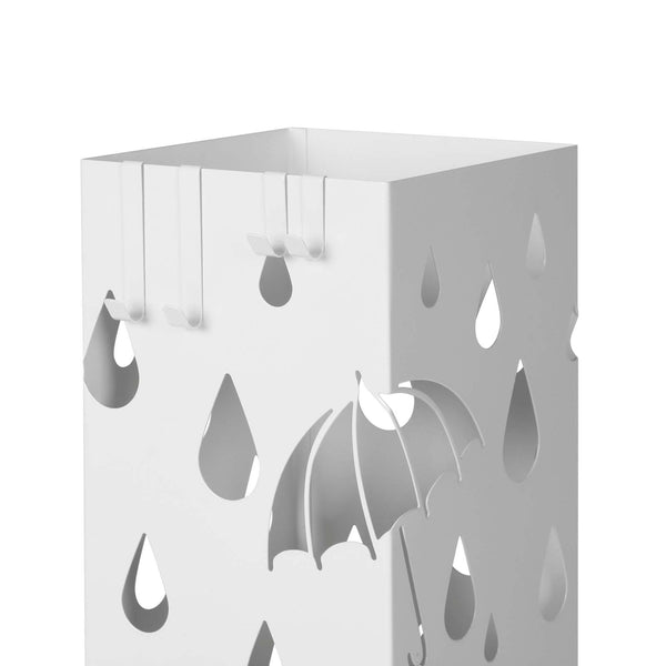 Square white umbrella stand