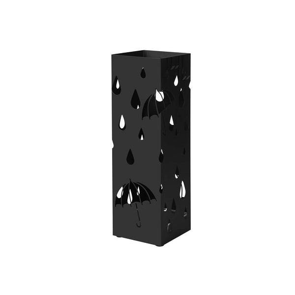 Schirmständer Regenschirmhalter quadratisch Schwarz