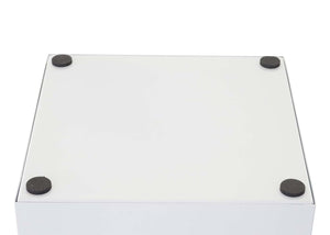 Schirmständer Regenschirmständer Schirmhalter quadratisch 55cm Schrift weiss