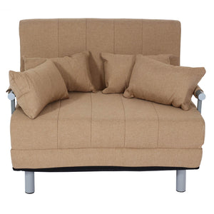 Schlafsessel Klappsessel Schlafsofa Gästebett Liegefläche 186x97cm creme-beige
