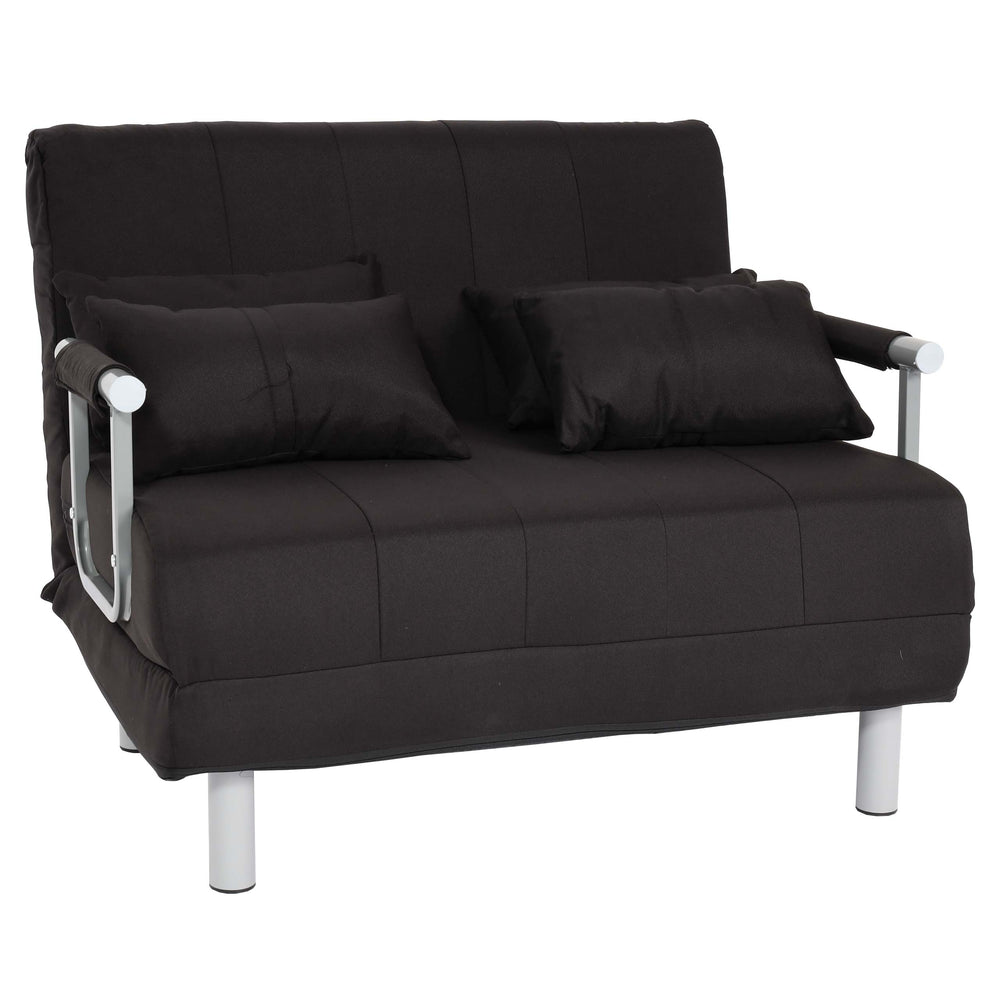 Schlafsessel Klappsessel Schlafsofa Gästebett Liegefläche 186x97cm schwarz