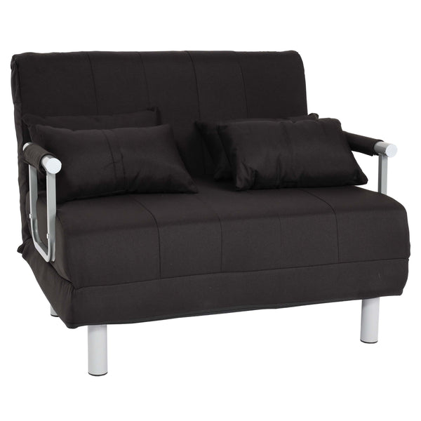 Schlafsessel Klappsessel Schlafsofa Gästebett Liegefläche 186x97cm schwarz