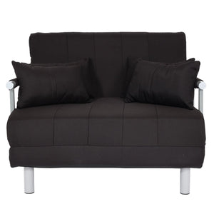 Schlafsessel Klappsessel Schlafsofa Gästebett Liegefläche 186x97cm schwarz