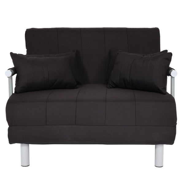 Schlafsessel Klappsessel Schlafsofa Gästebett Liegefläche 186x97cm schwarz
