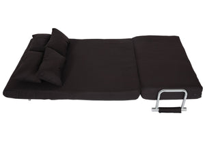 Schlafsessel Klappsessel Schlafsofa Gästebett Liegefläche 186x97cm schwarz