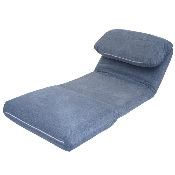 Schlafsessel Schlafsofa Funktionssessel Klappsessel Relaxsessel hellblau