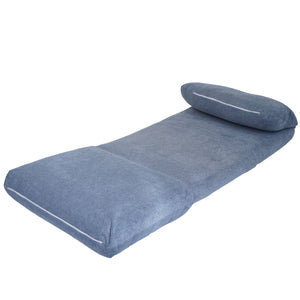 Schlafsessel Schlafsofa Funktionssessel Klappsessel Relaxsessel hellblau