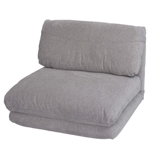 Schlafsessel Schlafsofa Funktionssessel Klappsessel Relaxsessel hellgrau