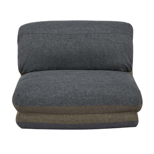 Schlafsessel Schlafsofa Funktionssessel Klappsessel Relaxsessel khaki/dunkelgrau