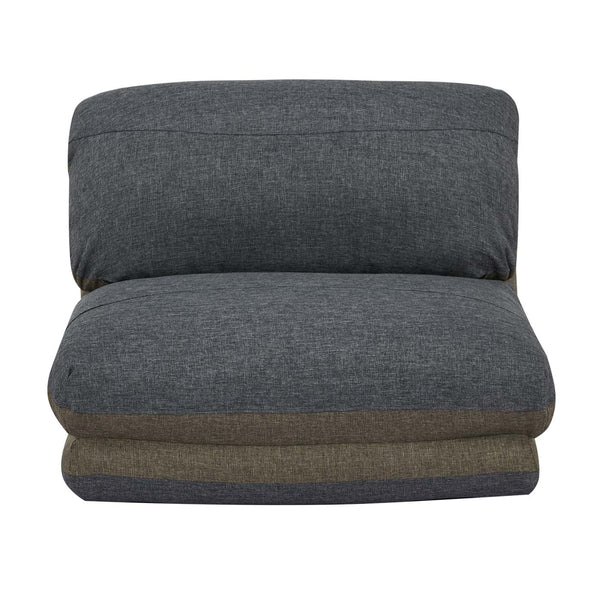 Schlafsessel Schlafsofa Funktionssessel Klappsessel Relaxsessel khaki/dunkelgrau