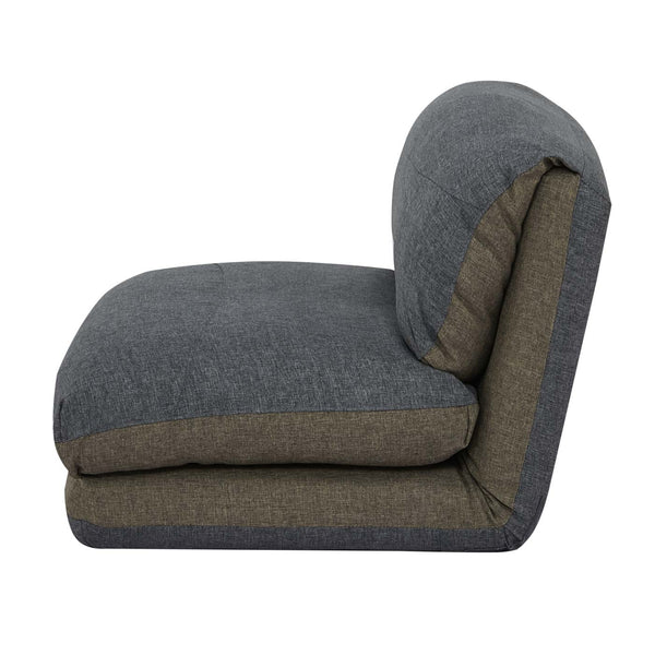 Schlafsessel Schlafsofa Funktionssessel Klappsessel Relaxsessel khaki/dunkelgrau