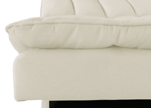 Schlafsofa Gästebett Schlafcouch Couch Schlaffunktion Liegefläche 180x110cm creme