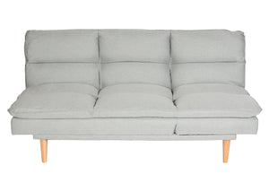 Schlafsofa Gästebett Schlafcouch Couch Schlaffunktion Liegefläche 180x110cm mint-grau