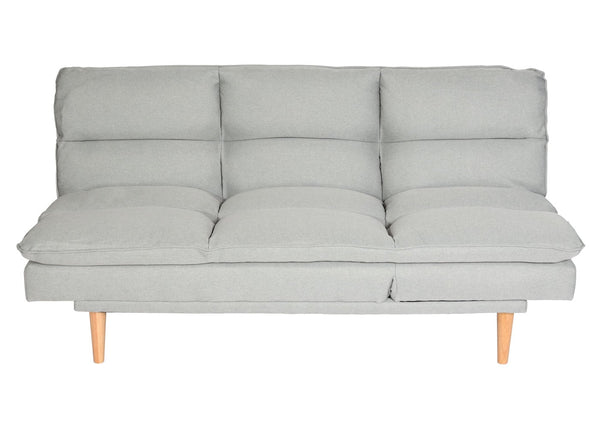 Schlafsofa Gästebett Schlafcouch Couch Schlaffunktion Liegefläche 180x110cm mint-grau