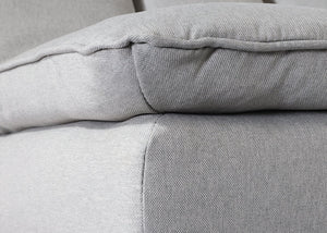 Schlafsofa Gästebett Schlafcouch Couch Schlaffunktion Liegefläche 180x110cm mint-grau
