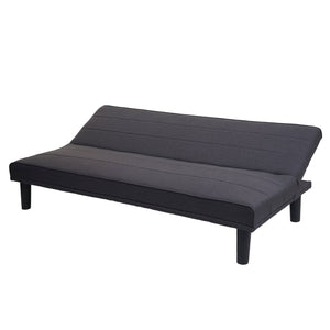 Schlafsofa Couch Klappsofa Gästebett Bettsofa Schlaffunktion 165cm anthrazit-grau