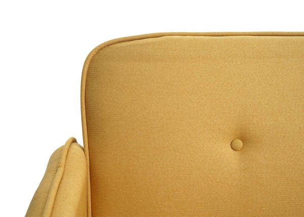 Schlafsofa Couch Klappsofa Gästebett Bettsofa Schlaffunktion 185cm gelb