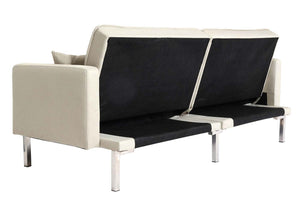 Schlafsofa Schlafcouch Bettsofa Gästebett Liegefläche 170x104cm creme-beige
