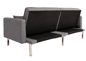 Schlafsofa Schlafcouch Bettsofa Gästebett Liegefläche 170x104cm grau