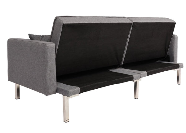 Schlafsofa Schlafcouch Bettsofa Gästebett Liegefläche 170x104cm grau