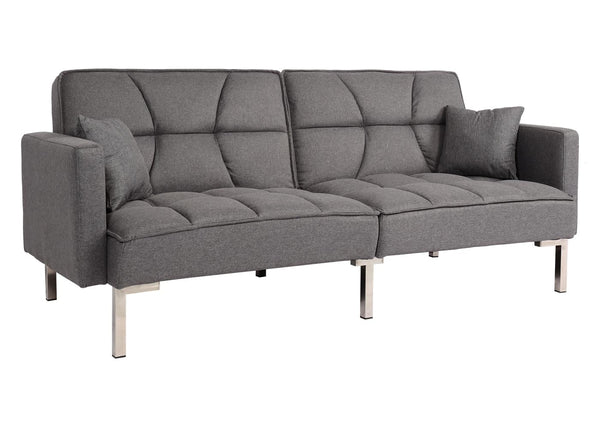 Schlafsofa Schlafcouch Bettsofa Gästebett Liegefläche 170x104cm grau