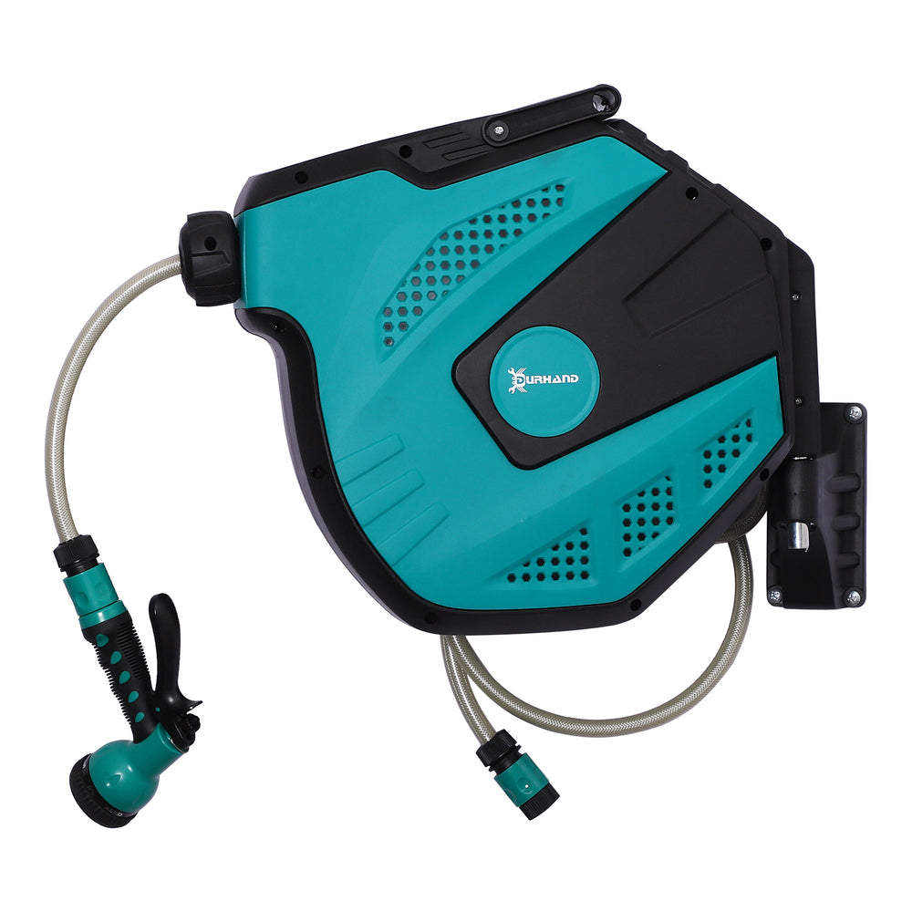 15m hose reel with frost protection, swivels 180°