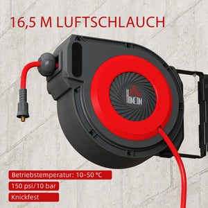 Schlauchtrommel automatisch zur Wandmontage mit 16m Schlauch