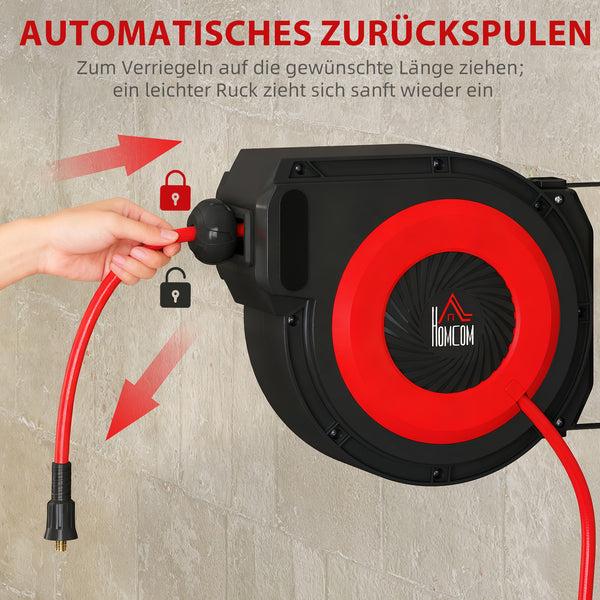 Schlauchtrommel automatisch zur Wandmontage mit 16m Schlauch