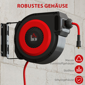 Schlauchtrommel automatisch zur Wandmontage mit 16m Schlauch