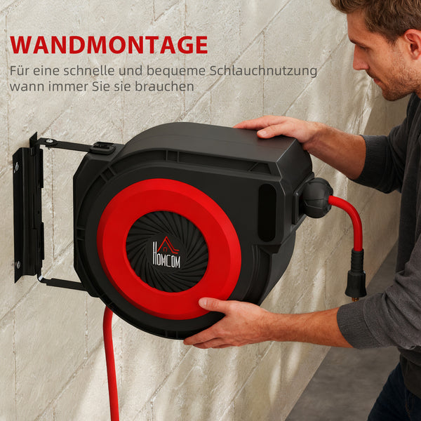 Schlauchtrommel automatisch zur Wandmontage mit 16m Schlauch